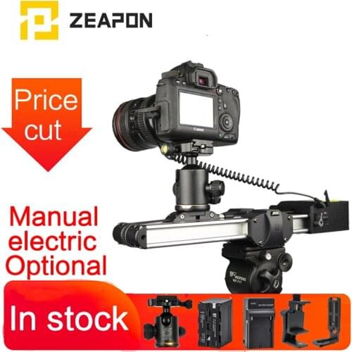 Zeapon Micro 2 Camera Rail Slider Aluminum Alloy Lightweight Portable Versatile Mounting Options for DSLR and Mirrorless Camera