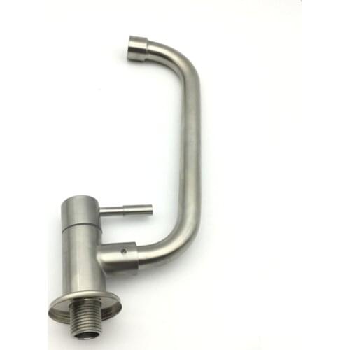 G1/2" Bathroom Stainless Steel Faucet Sink Faucet Kitchen Single Handle Faucet Sink Faucet Kitchen Faucet Bathroom Accessories