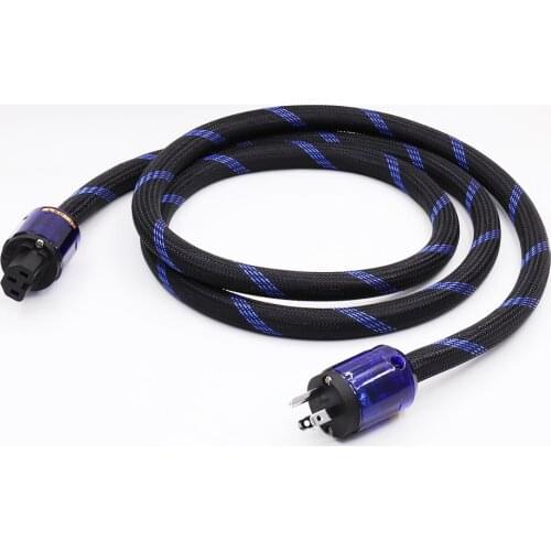 High quality US Mains Power Cable HIFI AC Power Cord Cable US version Power Cord Cable