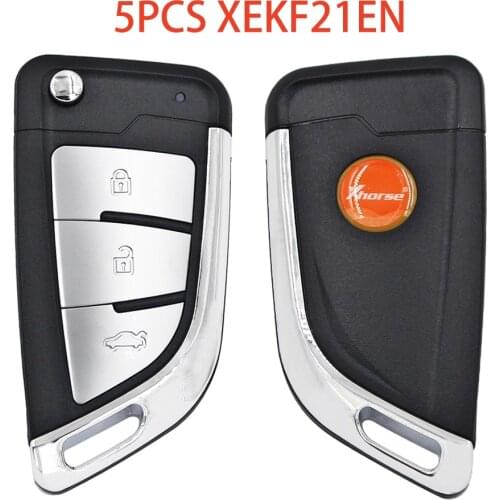 Xhorse XEKF21EN 3 Buttons With Super Chip For VVDI MINI Key Tool MAX VVDI2 Key Programmer Universal Super Remotes Knife Type