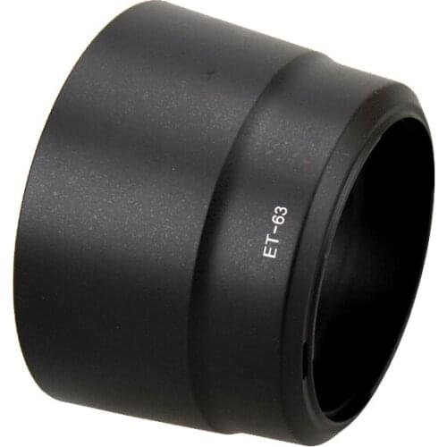 1pcs DSLR Camera Lens Hood 58mm ET-63 Bayonet for Canon EF-S 55-250mm f/4-5.6 IS STM Lens hood