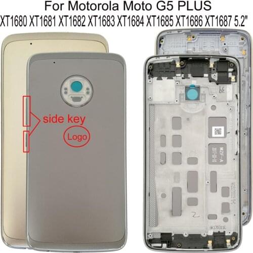 100% Orig New For Motorola Moto G5 PLUS XT1680 XT1681 XT1682 XT1683 XT1684 XT1685 XT1686 back Door Housing Battery Door Cover