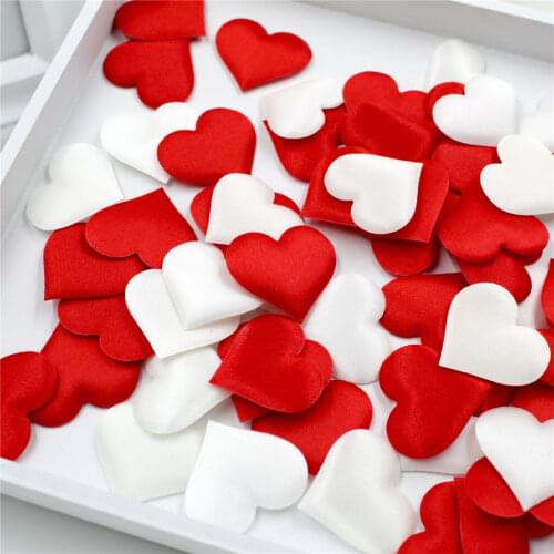 100pcs/lot 3.5cm Love Heart Petals Cololrful Wedding Baby Shower Party Confetti Festival Artificial Flower Decoration Confettis