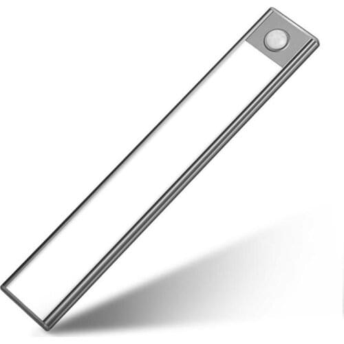 12/22.5/40.5cm PIR LED Motion Sensor Light USB Cupboard Wardrobe Bed Cabinet Night Light with Stickers Wall Lights For Home