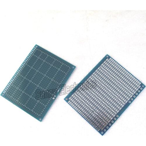 2x Single Side Prototype PCB Universal Board 7x9 cm PCB Universal Experiment Matrix Circuit Board