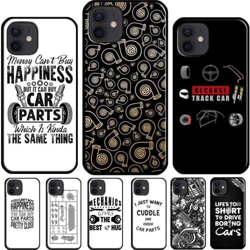 Car Parts Auto Mechanic Cover For iPhone 12 Pro Max 12 Mini 7 8 Plus X XR XS Max SE 2020 11 Pro Max Phone Case
