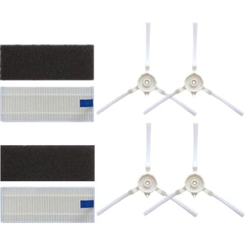 Robot Vacuum Cleaner Side Brush HEPA Filter for Rowenta EXPLORER serie 40 Robotic Vacuum Cleaner Parts Accessories