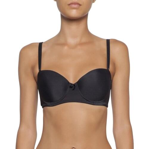 Sexy Women 1/2 Cup Bra Strapless Padded Fashion Plus Size Bralette 30-38 A/B/C/D/DD/DDD/E