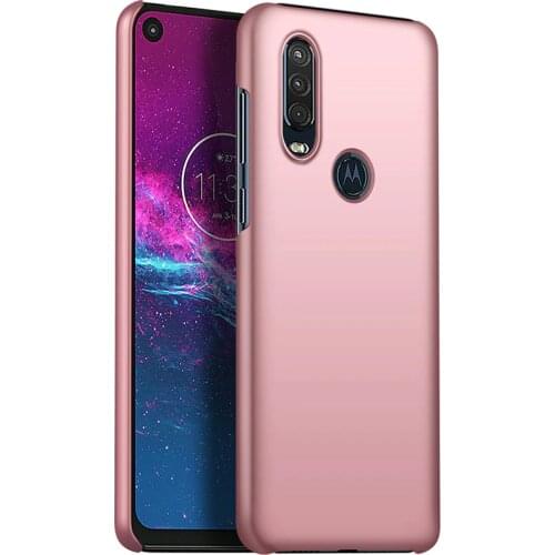 For Moto One Action Case Luxury Matte Hard PC Phone Cover Case for Motorola Moto One Vision / One Action Back Cover Shell Capa