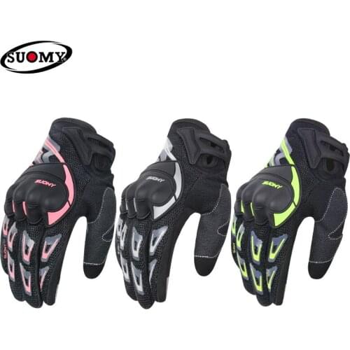 Summer motorcycle gloves thin mesh breathable seasons cycling motorcyclist drop and cross-country racing male refers to all