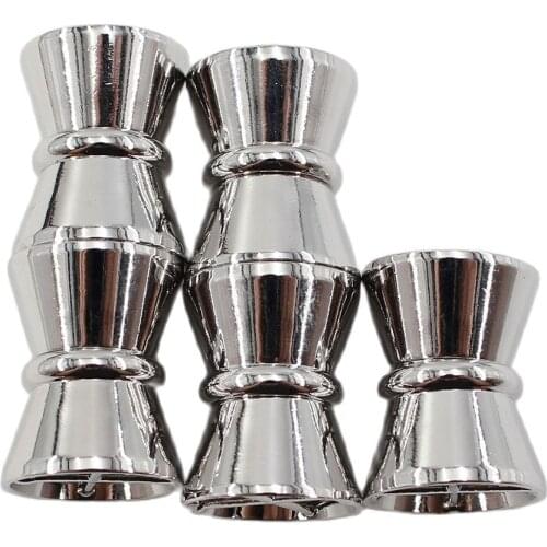 APDGG 5 Pcs Jewelry Findings Copper White Gold Plated Magnet Clasps For Pearl Bracelets Necklaces Making DIY Craft Accessories