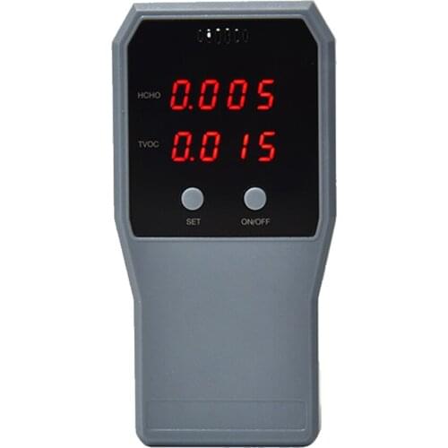 Air Quality Monitor Formaldehyde Detector Pollution Meter Indoor HCHO TVOC Tester Real Time Air Tester with LCD Screen