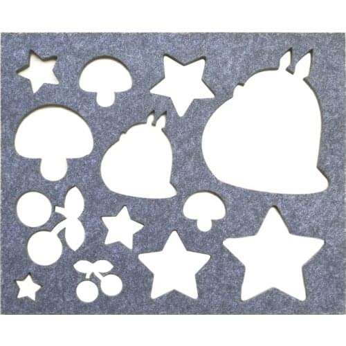 Wool Felt Craft Kit Wool Felt Woolen Shaping Mold DIY Craft Sewing Accessories Five-pointed star clover clouds etc