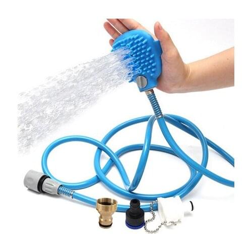 New Pet Bathing Tool Comfortable Massager Shower Tool Cleaning Washing Bath Sprayers Dog Brush Pet Supplies Wholesale