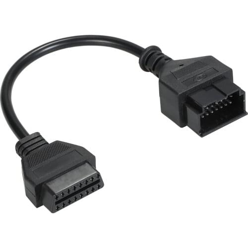 OBD-II 20pin to 16pin Diagnostic Adapter Converter Extension Cable Replacement for Kia 20pin 30cm
