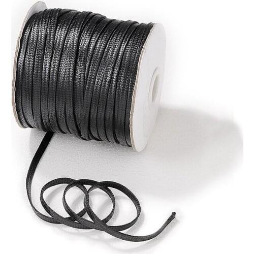 Factory wholesale Black Leather Rope Fashion Chains Necklace and Bracelet Chains Diy Jewelry Accessories