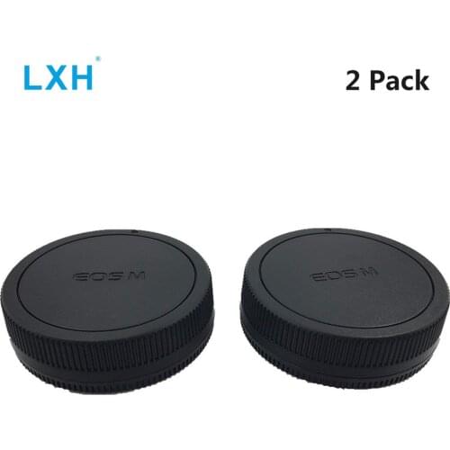 LXH Camera Front Body Cap + Rear Lens Cap For DSLR Canon EOS M EOSM M2 M3 M5 M6 M10 Lens Mount cover