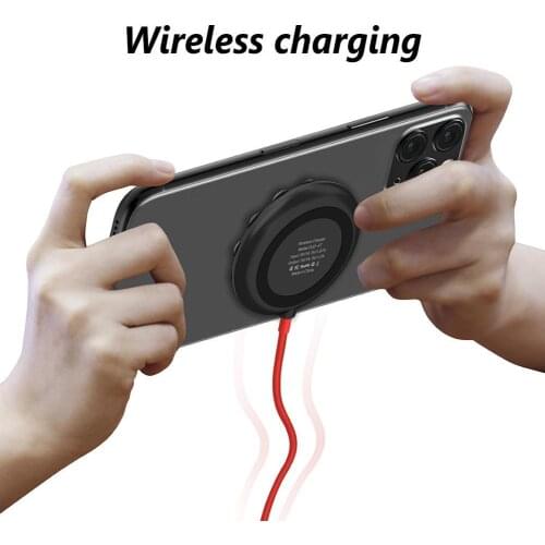 Portable 10W USB Wireless Fast Charging Pad Suction Cup Charger For Apple Huawei Samsung Xiaomi Mobile Phone