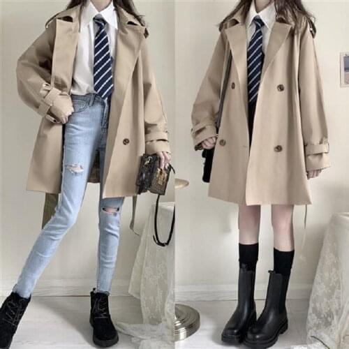 Prowow Women's Trench Coats