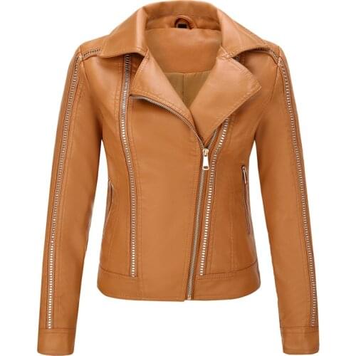 Женские модные кожаные куртки Sbluee China At AliExpress