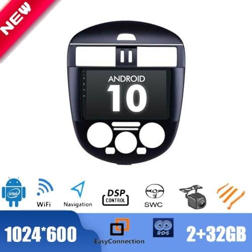 10.1" Android 10.0 Radio for Nissan versa(MT) 2011-2014 Car Multimedia Player GPS Stereo DSP 2.5D IPS WIFI TPMS BT