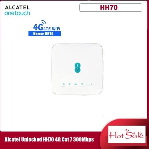 Alcatel Unlocked LinkHub HH70 EE HH70V Cat 7 300Mbps FDD TDD Wireless Router.4G Cpe 4G LTE Router