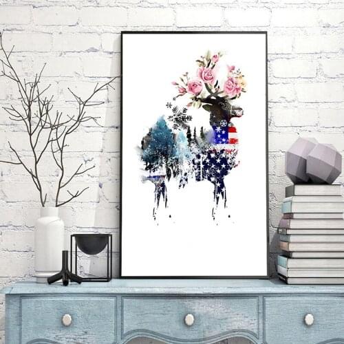 SHANSHIYOUPIN Full Diamond Embroidery Animal 5D Diamond Painting Cross Stitch 3D Diamond Mosaic Needlework Home Paintings A6200