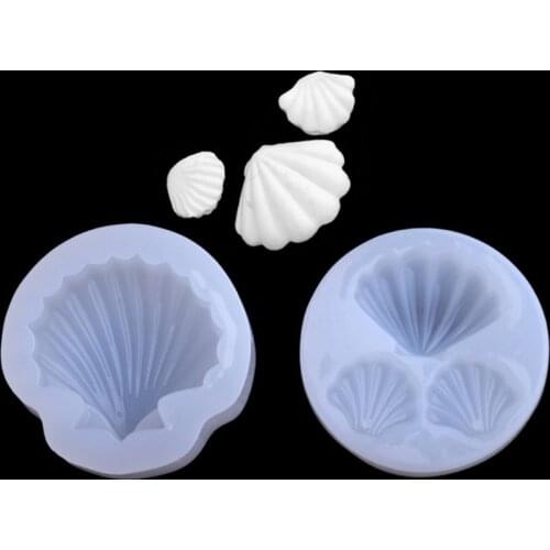 ANGELADY 1PC Mini 3D Seashell Shape Epoxy Resin UV Glue Crafts Silicone Mold Creative DIY Art Pendant Brooch Jewelry Tool