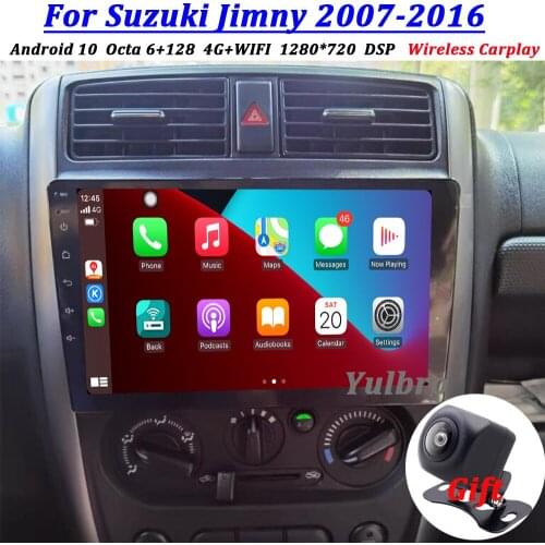 Car Multimedia For Suzuki Jimny 2007-2016 Android 10 Car Radio Dvd Tape Recorder Headunit Carplay BT Gps Navigation Stereo Audio