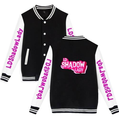 WAWNI LDShadowLady Baseball Uniform Cosplay Trend Hip Hop Baseball Uniform Fashion Style Clothes New Oversize Sweatshirt 2021