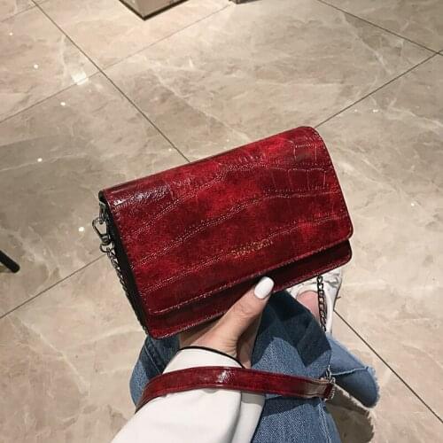 Brand Womens Shoulder Bag Metal Shoulder Strap High Quality Discount PU Autumn Crossbody Bag Dating Shopping Bags for women