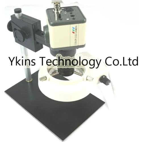 Mini digital microscope optical lens industrial camera 5x-120x with CCD Camera Camera BNC/AV Output Monocular video microscope