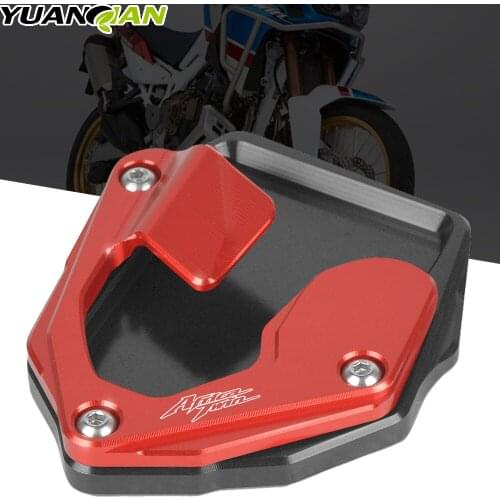 For CRF 1000L CNC Moto Side Stand Enlarge Plate Kickstand Extension For Honda CRF1000L Africa Twin Adventure Sports 2018-2019
