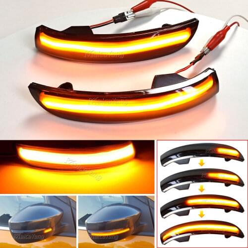 For Ford Escape Kuga II EcoSport 2013-2019 Dynamic Indicator Lamp LED Rearview Mirror Turn Signal Light