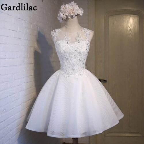 Gardlilac Sleeveless Wedding Dresses