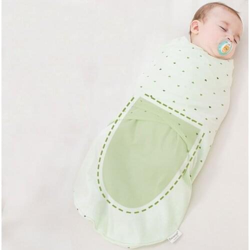 0-6 Months Newborn Baby Portable Sleeping Bag Cotton Swaddle Sleepsack Boys Girls Anti-startle Sleep Aid Wrap Newborn Supplies