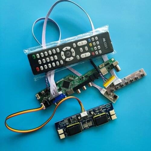 Kit for HSD190ME13-D10 HDMI Driver VGA DVI LVDS 4 lamps 19" M.NT68676 DIY Screen Panel 30pin 1280X1024 Controller board