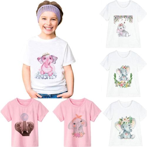 Beautiful Elephant Plant Child Clothes Big Brother/Sister Tshirt Kids Funny Fashion Girls T-shirt Kid Girl Toddler Casual Tees