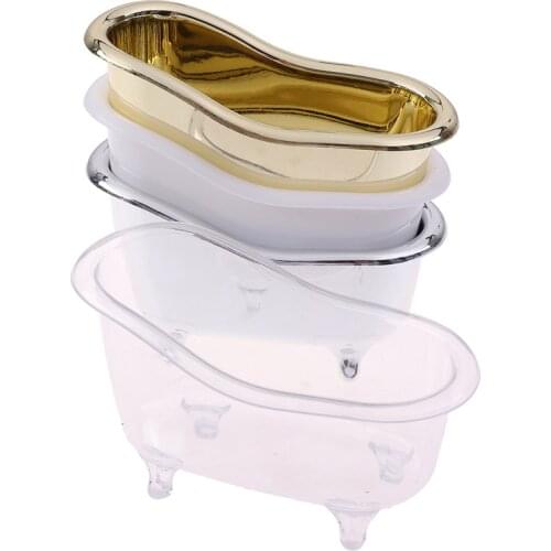 Mini Storage Box Bathtub Soap Jewelry Makeup Organizer Container Desktop Sundry Storage Case Gold Silver Sundries Storage Box