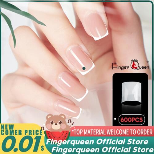 100pcs Short Tips False Nails For Artificial Nails Form Building Top Molds Acrylic Gel Nails Products Presentoire Nail Salon