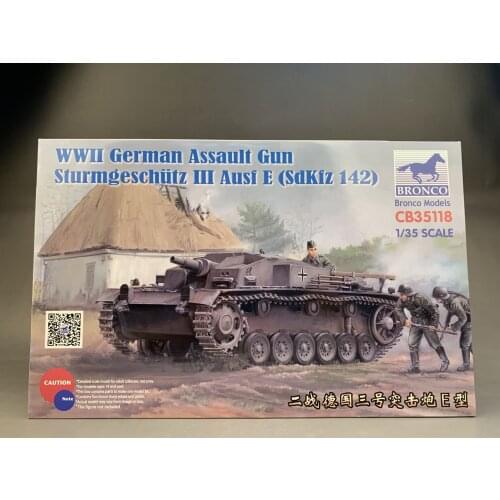 Bronco CB35118 1/35 German Assault Gun Sturmgeschutz III Ausf E Sd.Kfz.142