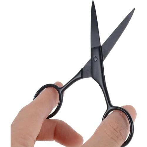 10cm Pointed Facial Makeup Scissors Stainless Steel Professional Nose Hair Trimmer Eyebrow Trimmer Beauty Tools