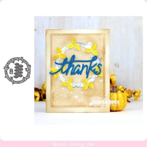 Autumn leaves Metal Cutting Dies for DIY Scrapbooking Photo Album Decorative Embossing Paper Card Crafts Die Cut 2019