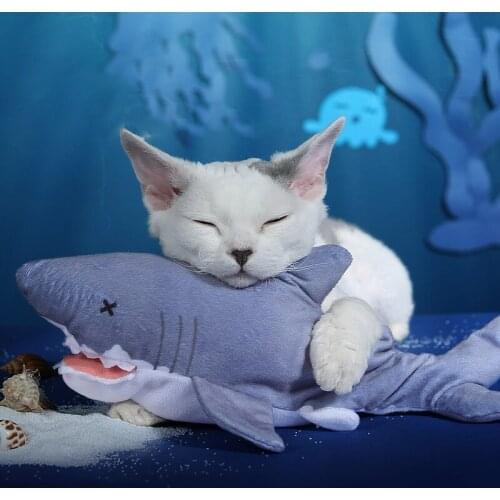 MADDEN Floppy Fish Cat Toy Interactive Electric Fish Electronic Plush Toys for Cat Play Kitten Fish Soft Toys Cat Teaser Catnip