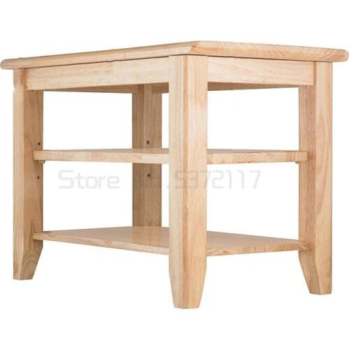 Pure solid wood shoe rack indoor good-looking, can sit at home, multi-layer economic storage shoe cabinet