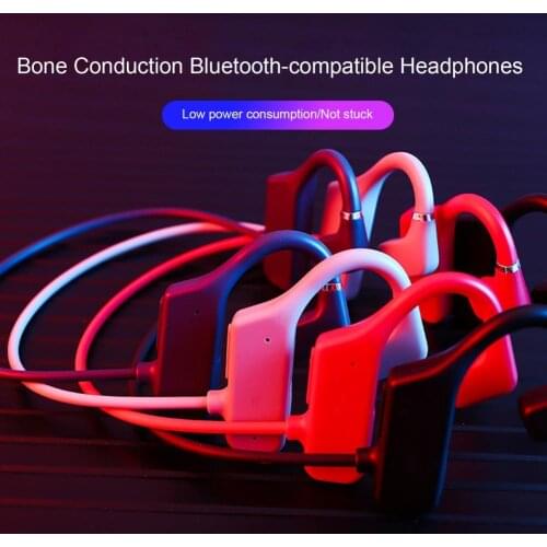 Fine Workmanship ABS Practical Wireless Bone Conduction Headsets for Hiking