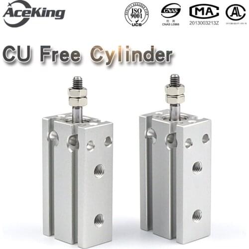Rectangular free installed more than small position cylinder CDU/CU6/10/16/20/25/32-5D/10D/15D/20D/25D/30D/40D/50D-S CU cylinder