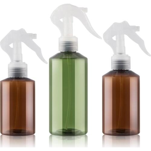 Brown Green 100ml 150ml 200ml 500ml 24pcs Plastic Empty Trigger Sprayer Bottles Fine Mist Spray Container Hair Hairdressing Tool