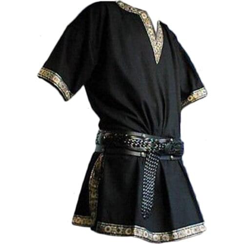 Medieval Renaissance Costumes For Men Nobleman Tunic Viking Aristocrat Chevalier Knight Halloween Cosplay Costumes