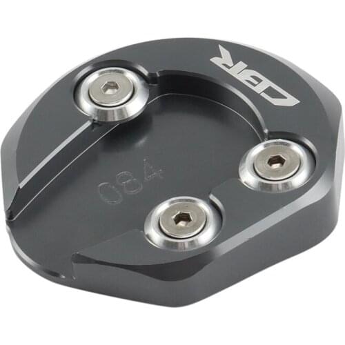 Motorcycle Kickstand Extension Pad Side Stand Enlarger Plate for HONDA CBR150R 2018-2020